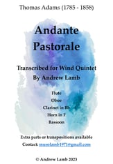 Andante Pastorale P.O.D cover